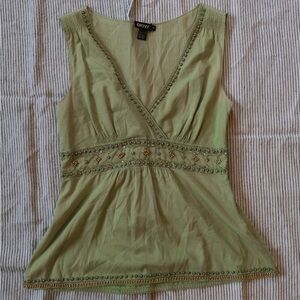 DKNY Sage Green Blouse
